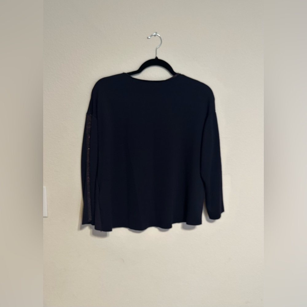 Zara W/B collection dark purpple Women's Blouse - Picture 7 of 13